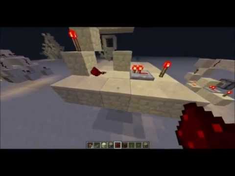 #Minecraft 1.4: Compact Ceiling Bud Switch TUTORIAL