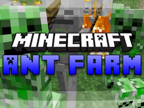 Extreme Ant Farm Survival: Episode 22 - Complete Creeper Spawner! [Minecraft Map]