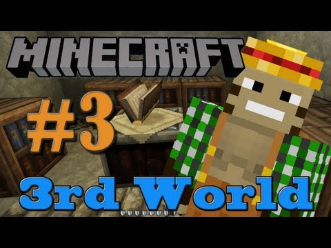 Quest for Bookshelves - Minecraft 3rd World LP #3