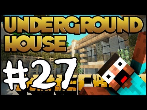 Minecraft Lets Build HD: Underground House - Part 27