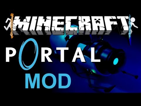 Minecraft - Portal Mod Demonstration