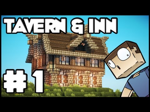 Minecraft Lets Build: Tavern & Inn - Part 1