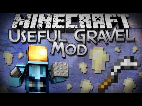 Minecraft Mod Showcase: Useful Gravel Mod - USE YOUR GRAVEL!