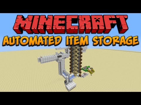 Minecraft: Automated Item Storage