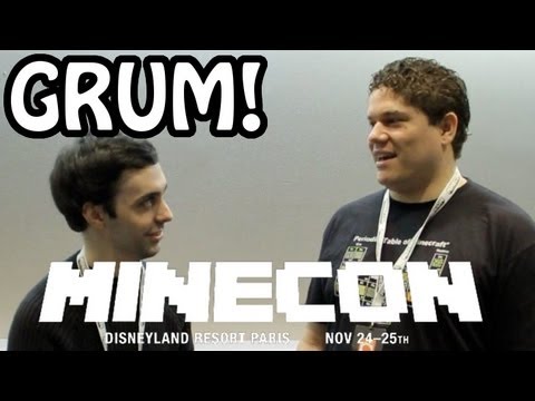 Grum Interview! Minecon 2012 Disneyland Paris