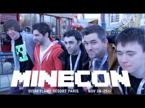 Generikb, Pyropuncher & BdoubleO! Minecon 2012 Disneyland Paris