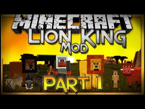 Minecraft Mod Showcase: Lion King Mod Part 1- Tools, Armor, Food, and More!