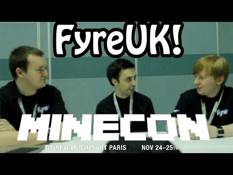 FyreUK Interview! Minecon 2012 Disneyland Paris