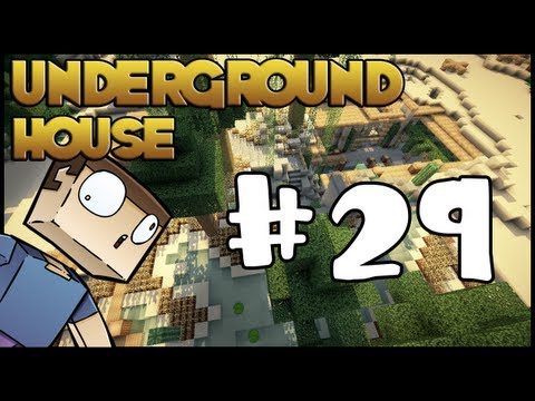 Minecraft Lets Build HD: Underground House - Part 29