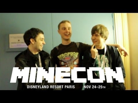 C418 & Bebopvox Interview! Minecon 2012 Disneyland Paris