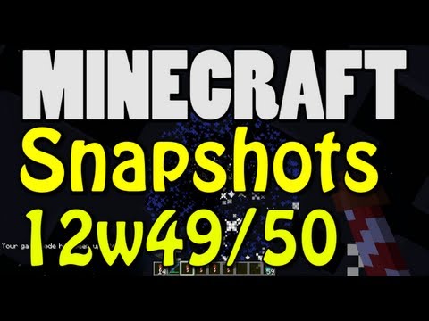 Minecraft Snapshot 12w50a (THORNS! FIREWORKS with SOUND!)