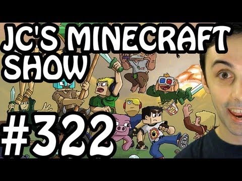 JC'S MINECRAFT SHOW 14/12/12 (322) - Fireworks! 12 days song! MineTales Cartoon! When I'm Piggin!