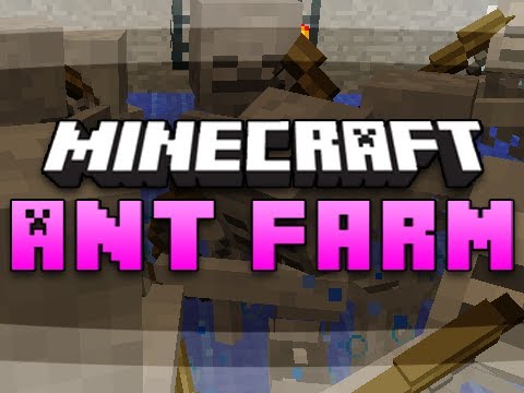 Extreme Ant Farm Survival: Episode 24 - Epic Ant House! [Minecraft Map]