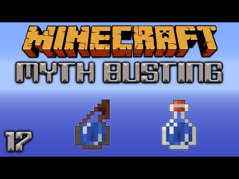 Minecraft Myth Busting 17 Potion Myths