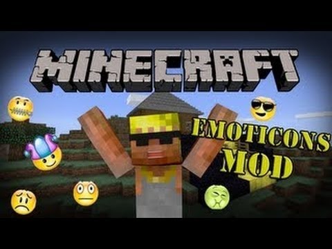 MINECRAFT 1.4.6 Mods | Emoticons Mod | Emotions in Chat!