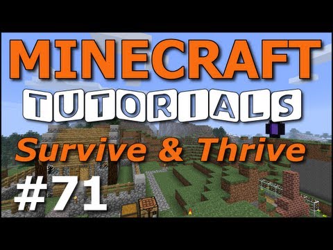 Minecraft Tutorials - E71 Fireworks (Survive and Thrive Season 4)