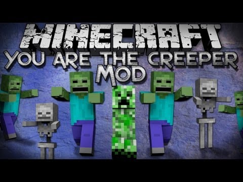 Minecraft Mod Showcase: You Are the Creeper Mod - Summon an Army!