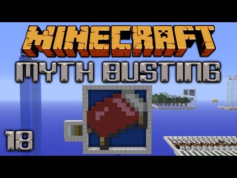 Minecraft Myth Busting 18 Bed Damage