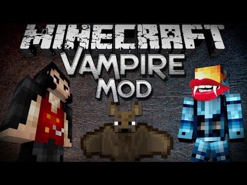 Minecraft Mod Showcase: Vampire Mod - Kill Vampires and Drink Blood!