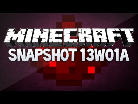 MINECRAFT 1.5 UPDATE NEWS -- 13w01a Snapshot showcase