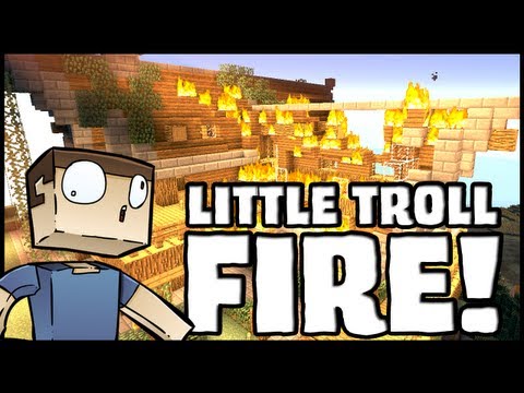 Minecraft Mini Troll: Fire!!