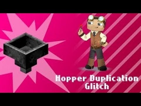 Minecraft 13w01b Hopper Block Duplication Glitch