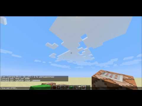 Simple Dusk and Rain Detector for Creative Worlds (13w01b)