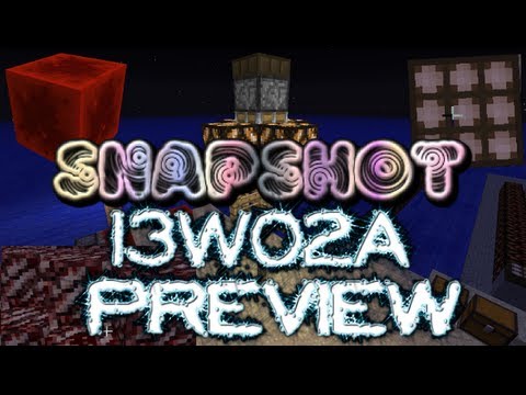 Minecraft - We preview snapshot 13w02a