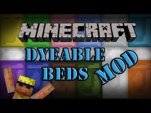 Minecraft 1.4.7 Mods | Dyeable Beds