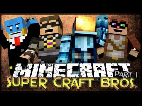 Minecraft: Super Smash Bros. Minigame w/ Friends - Part 1