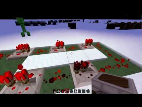 Minecraft 1.4.7 | Amazing Automatic Fire Work Dispenser