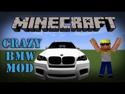 Minecraft 1.4.7 Mods | Crazy BMW Car Mod