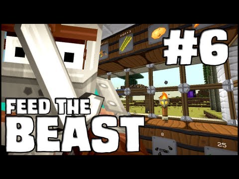 Minecraft Feed The Beast - Episode 6: Spawn Visit & Turtles