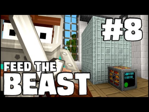 Minecraft Feed The Beast - Episode 8: Pew-Pew Gun