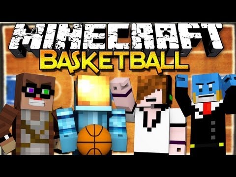 Minecraft: Basketball Mini-game w/ ChimneySwift, Deadlox, and HuskyMudkipz!