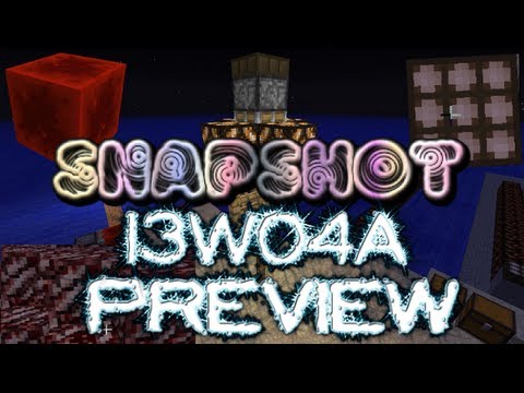 Minecraft - Snapshot 13w04a - Preview