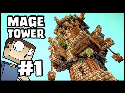 Minecraft Lets Build: Mage Tower - Part 1