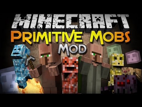 Minecraft Mod Showcase: Primitive Mobs Mod - 10 New Kinds of Mobs!