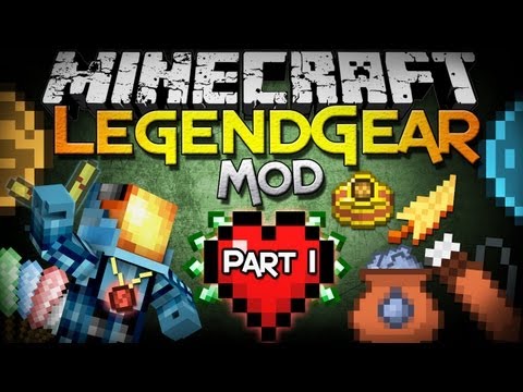 Minecraft Mod Showcase: LegendGear - Part 1 - Legend of Zelda Inspired Elements!