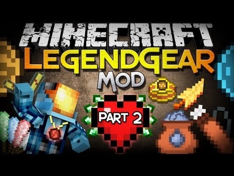 Minecraft Mod Showcase: LegendGear - Part 2 - Magic Mirror, Medallions, Rock Candy, and MORE!
