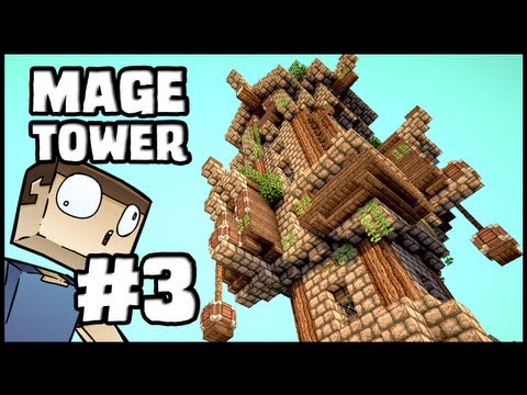 Minecraft Lets Build: Mage Tower - Part 3