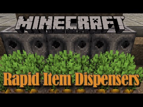 Rapid Item Dispensers | Farm Fix - Minecraft 13w05b