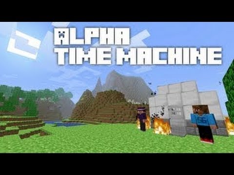 Minecraft Alpha Time Machine - Minecraft Comedy Machinima