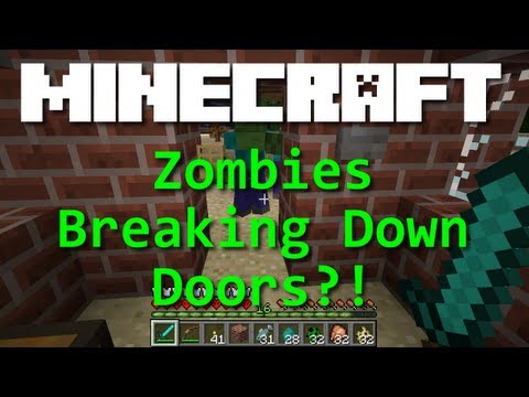 Minecraft Snapshot 12w06a (Zombies Break Doors, Cats Meow!)