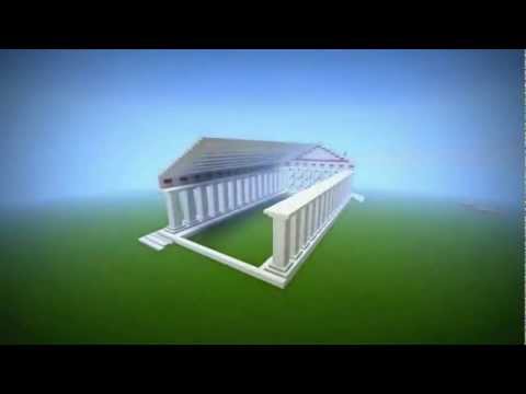 Minecraft Parthenon Timelapse