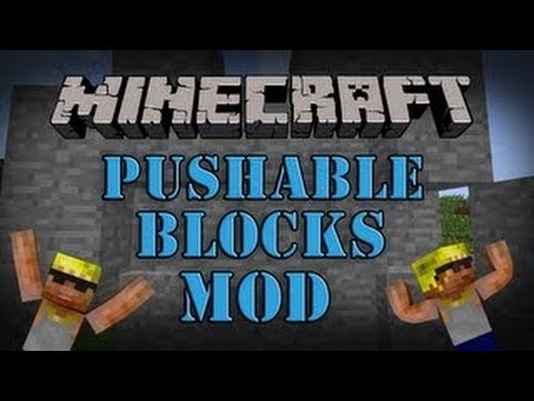 Minecraft 1.4.7 Mods | Pushable Blocks Mod Showcase
