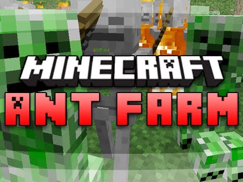 Extreme Ant Farm Survival: Episode 27 - Ghast Spawners! [Minecraft Map]