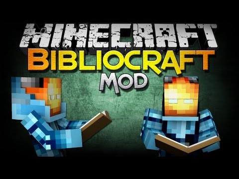 Minecraft Mod Showcase: BiblioCraft - Shelves, Armor Stands, Labels, and MORE!