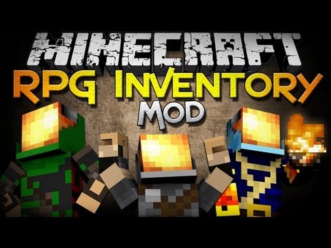 Minecraft Mod Showcase: RPG Inventory - Classes, Jewelry, Weapons, and MORE!