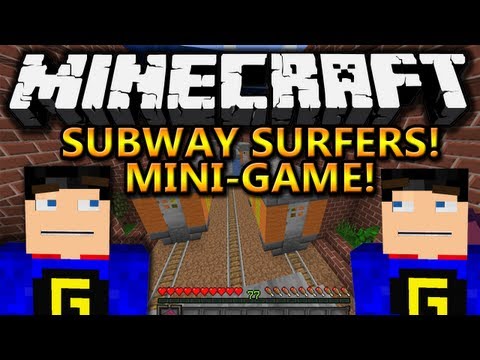 Minecraft: Subway Surfers -- NEW Mini Game Review